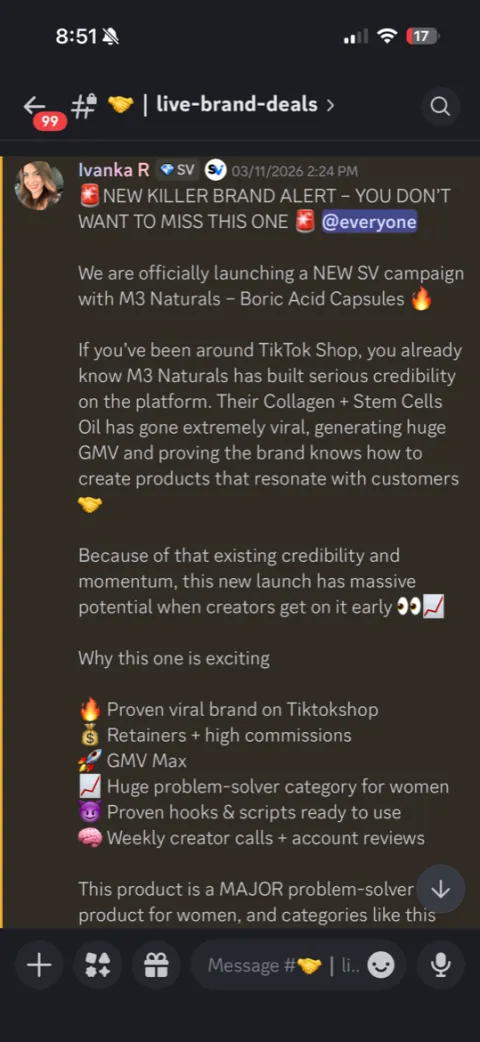 Brand deal post 2