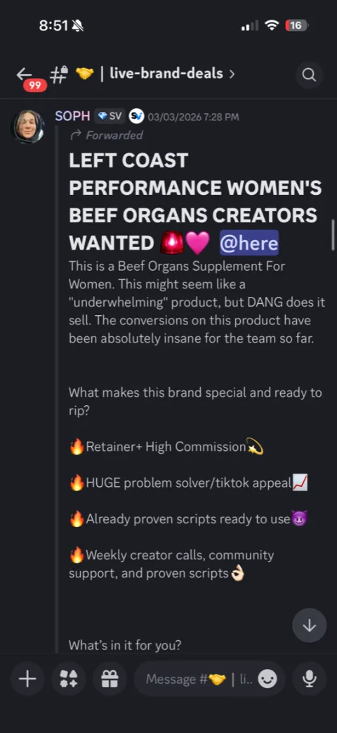 Brand deal post 4